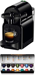 Nespresso EN80.B De'Longhi Inissia  - Cafetera monodosis de cápsulas Nespresso, 19 bares, apagado automático, color negro características