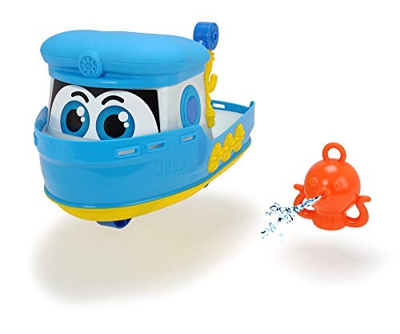 Barco con ruedas y Pulpo lanza-agua de Happy Series (Dickie 3814006)