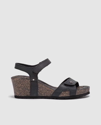 Panama Jack Julia Basics black napa grass