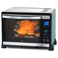 BGE 1580/E horno tostador Negro, Acero inoxidable Parrilla, Mini horno características