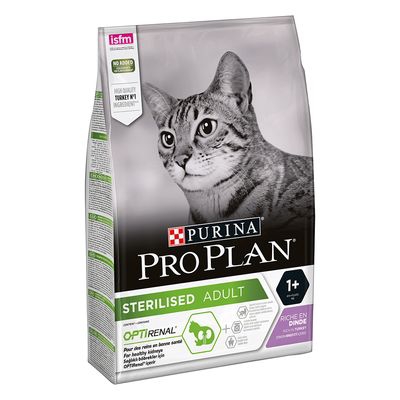 Purina Pro Plan Sterilised Adult rico en pavo para gatos - 10 kg