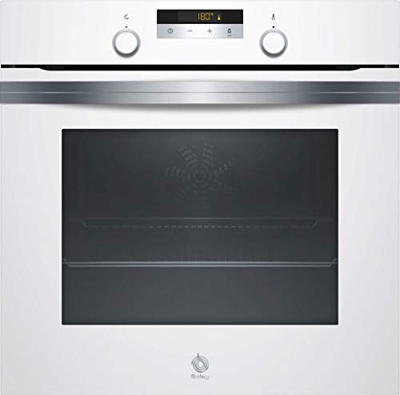 Balay - Horno Multifunción Serie Cristal 3HB5848B0 Pirolítico Y Mandos Ocultables Blanco