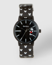 Pontina - Reloj De Mujer Disney CY8675 Negro en oferta