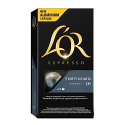 L'OR ESPRESSO - Estuche 10 Cápsulas Café Fortíssimo Intensidad 10 Compatibles Con Máquinas Nespresso en oferta