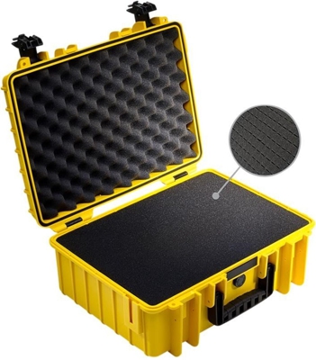 B&w International B&w Outdoor Case Type 5000 Amarillo con Espuma Inlay