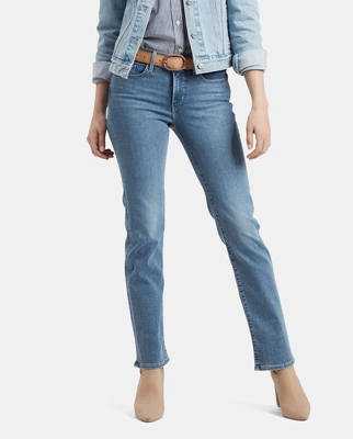 Levi's - Vaquero De Mujer Con Corte Recto Color Azul
