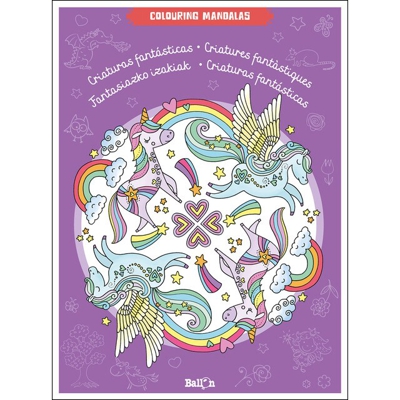 Colouring mandalas - criaturas fantásticas (Tapa blanda)
