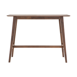Mesa de bar moderna madera nogal RUSSELL en oferta