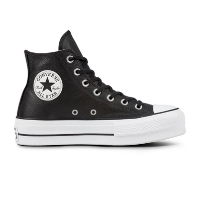 Converse Chuck Taylor All Star Lift Leather High Top Black, White