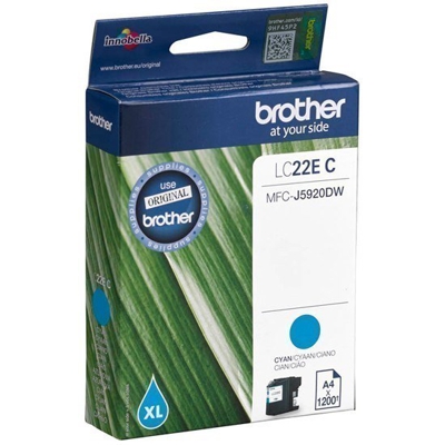 100 Stück Brother Tintenpatrone LC-22EC LC22EC Tintenpatrone