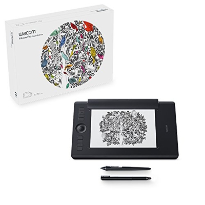 Intuos Pro Paper tableta digitalizadora 5080 líneas por pulgada 224 x 148 mm USB/Bluetooth Negro, Tableta gráfica