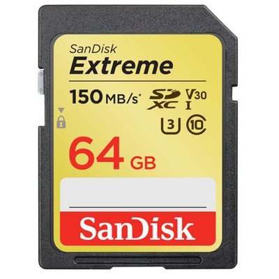 Exrteme 64 GB memoria flash SDXC Clase 10 UHS-I, Tarjeta de memoria