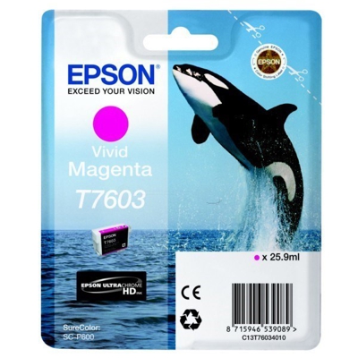 T7603 Magenta vivo, Tinta