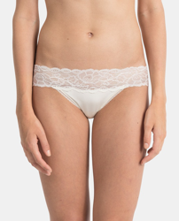 Calvin Klein - Braga Bikini Seductive Comfort Con Encaje Floral en oferta
