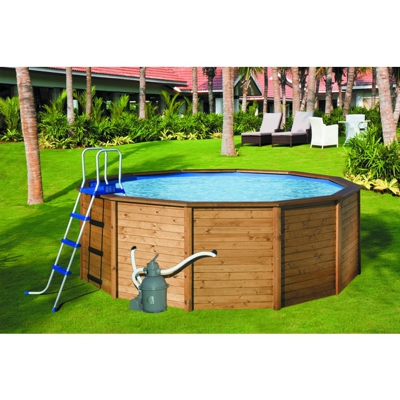 K2O - Piscina Redonda Madera Panelada Ø375 X 127 Cm