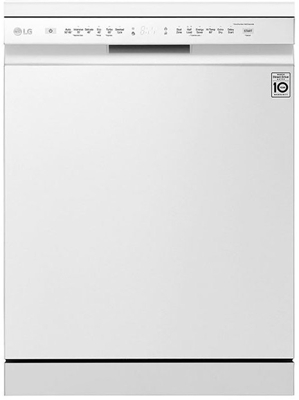 LG - Lavavajillas DF215FW QuadWash Con 9 Programas Blanco