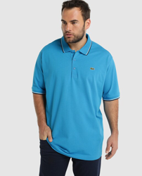 Compra Lacoste - Polo De Hombre Regular Azul De Manga Corta Tallas Grandes  al mejor precio - Shoptize