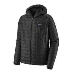 Patagonia Nano Puff Hooded Jacket negro en oferta