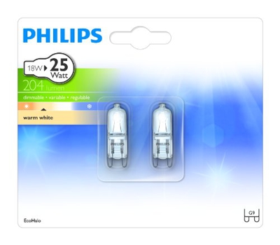 Lámpara / Bombilla halógena Philips Halogen Bombilla de cápsula halógena