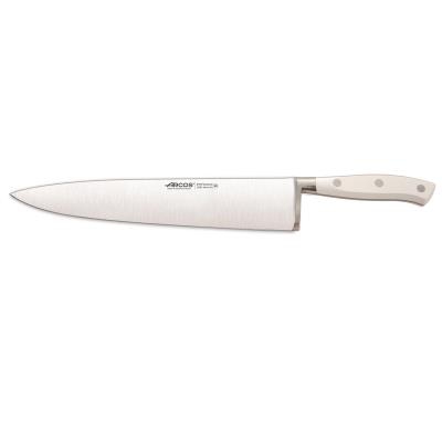Cuchillo cocinero Arcos Riviera Blanc 233824 de Acero Nitrum, con Mango de Polioximetileno y hoja de 30 cm en estuche