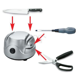 Afilador eléctrico de cuchillos tijeras Lacor 69141 características