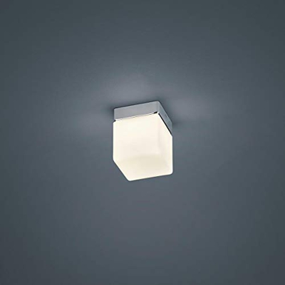 Badezimmer Wandleuchte Deckenleuchte chrom Glas IP44 LED Schlicht