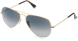 Ray-Ban Aviator Large Metal, Gafas de sol para Hombre, Dorado (Grey Gradient), 58 precio