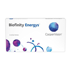 Biofinity Energys - Lentes de contacto esféricas mensuales (R 8.6 / D 14.0 / -2.50 Diop), Pack de 3 uds. en oferta