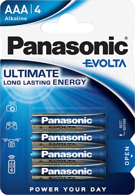 Panasonic 4x Micro AAA Evolta