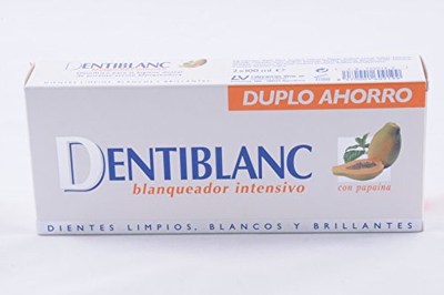 DENTIBLANC Dentífrico blanqueador INTENSIVO Pack doble