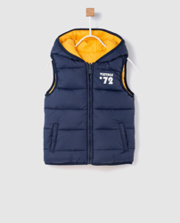 Brotes - Chaleco De Niño Reversible Azul Y Amarillo características