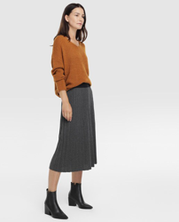 Indi & Cold - Falda Plisada De Punto en oferta