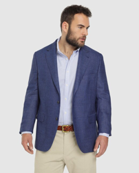 Emidio Tucci - Chaqueta De Traje De Hombre Classic Lisa Azul Tallas Grandes  a un precio más barato - Shoptize
