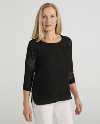Woman El Corte Inglés - Camiseta De Mujer Con Guipur Y Manga Francesa,  precio y características - Shoptize