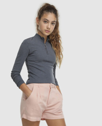 Belle&Rebel - Shorts En Tencel De Color Rosa características