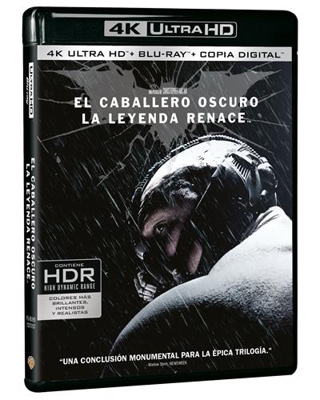 EL CABALLERO OSCURO: LA LEYENDA RENACE BLU RAY ULTRA 4K NUEVO ( SIN ABRIR )