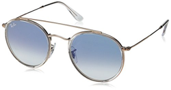 Ray-Ban Round Gafas de Sol RB3647N 90683F Talla 51 - Transparente / Bronce-Cobre en oferta