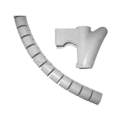 Tapacables ordenador gris 2m. 25mm.