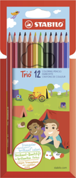 Stabilo Trio lápices de color estuche de 12 Swano precio