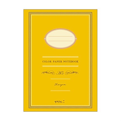 Midori - Cuaderno Macaron A5 Amarillo
