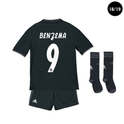 Adidas - Conjunto De Niños 2ª Equipación Real Madrid CF 2018-2019 Benzema en oferta