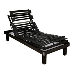 Dunlopillo - Somier Articulado Tecno 2012 Eléctrico Wengué Cama 80 x 190 cm en oferta