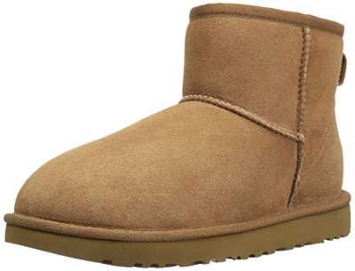UGG - Botas De Mujer De Piel Suave En Color Marrón Claro