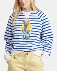 Polo Ralph Lauren - Sudadera De Mujer Con Estampado De Rayas Y Oso, precio  y características - Shoptize