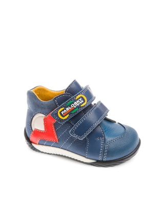 Pablosky - Botas De Bebé Niño Azul Con Doble Velcro