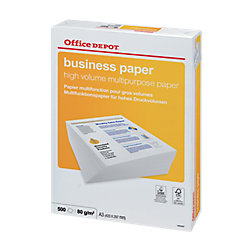 Papel Office Depot Business A3 80 g/m² blanco 500 hojas precio