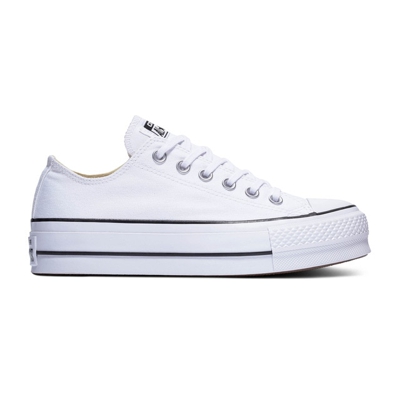 Converse Chuck Taylor All Star Lift Canvas Low Top White, Black