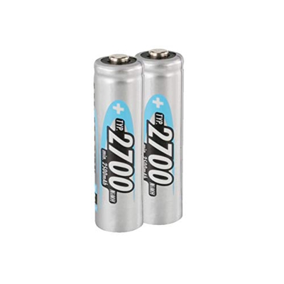 2x ANSMANN NiMH Akku Mignon AA Typ 2700 (min. 2500mAh) HR6 5030852