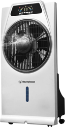 Westinghouse Cascata Ventilador de pie con función humidificadora del aire, 53 W, 3 Velocidades, Blanco características