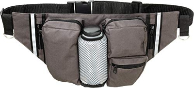 Karlie Perro Deportes auténticos verstel. M. Botella Universal Hip Bag Gris